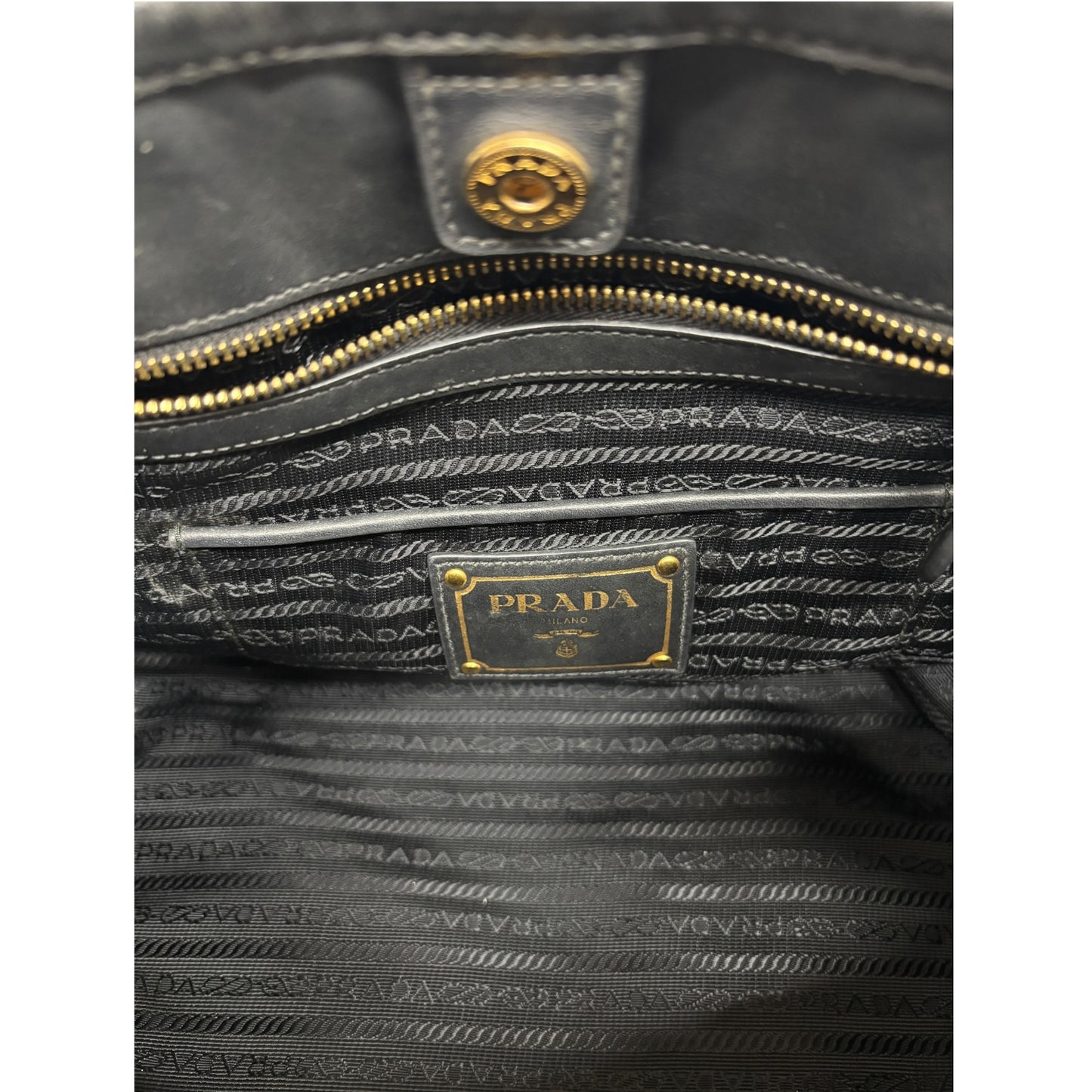 PRADA 2Way Bag 31 J 173 Black