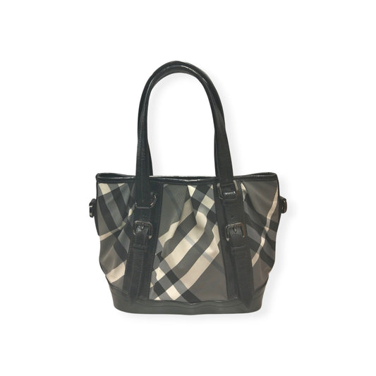 BURBERRY 2WAY BAG BLACK AND GRAY