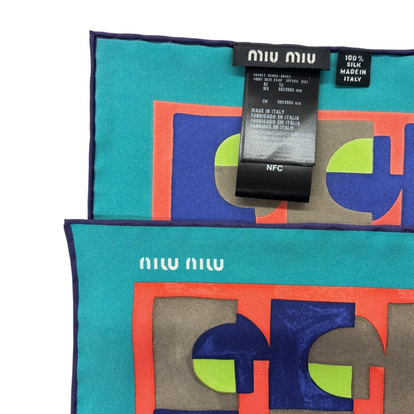 MIU MIU Scarf NFC Multi Color