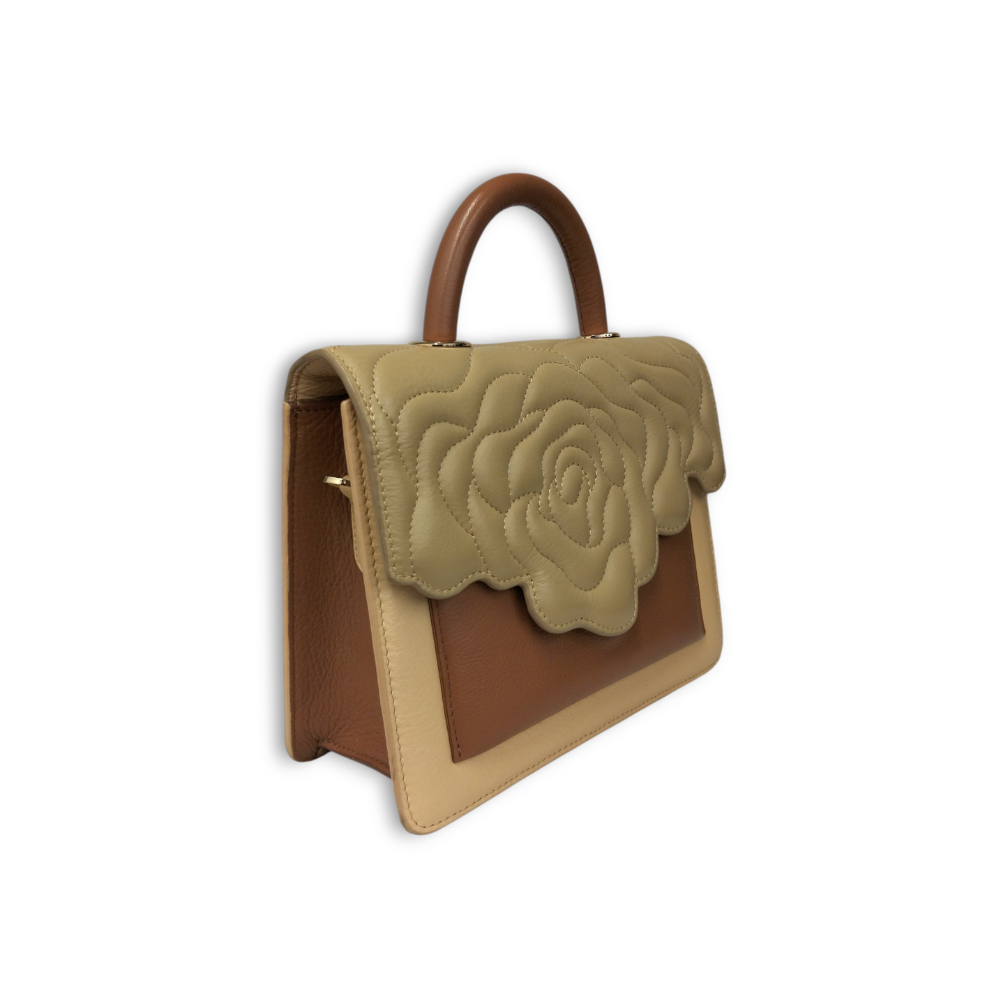 ARISTOTLE 2WAY Bag Beige/Brown *Stain* CHOMP00 ARAYA Rank B