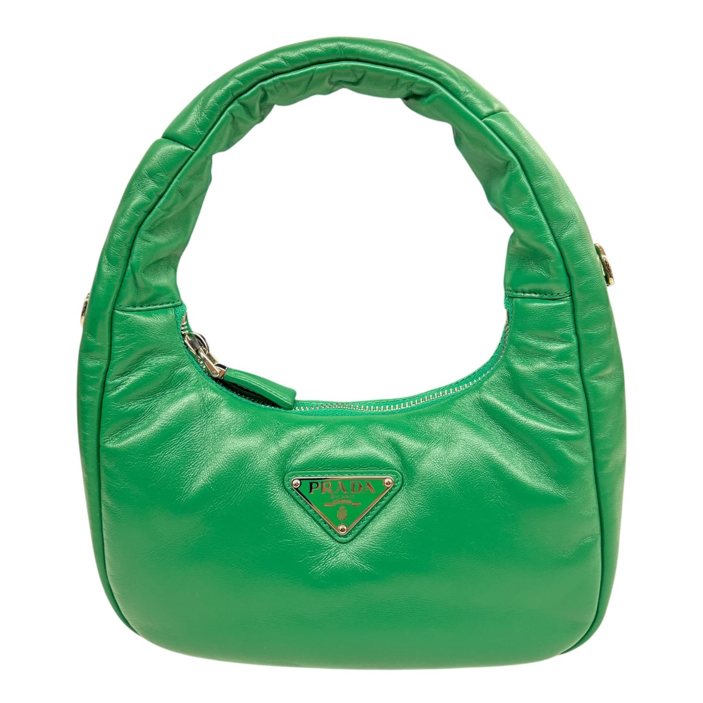 PRADA 2WAY BAG 1BA384 Green 272 RANK (B)