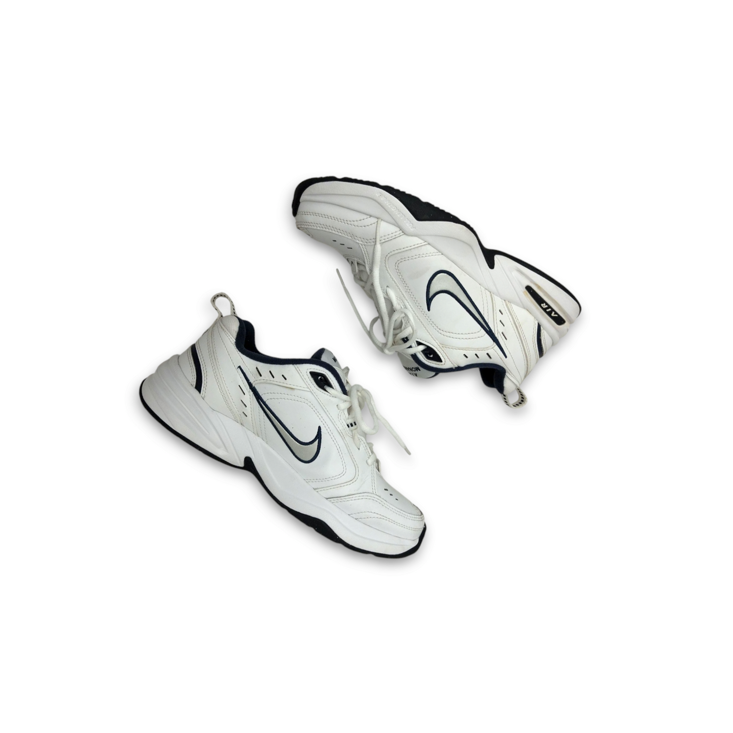 NIKE Sneaker Size 41 Mens 415445-102 White and Navy Rank B