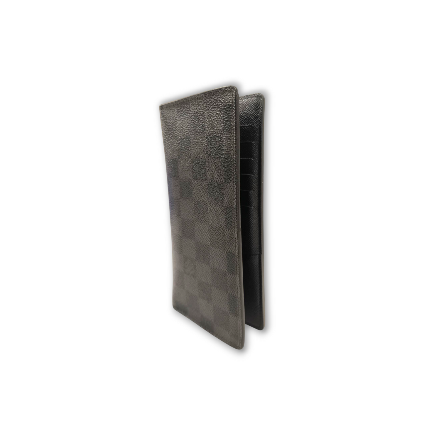 LOUIS VUITTON Long Wallet DAMIER N62665 Black TR0193 Rank B