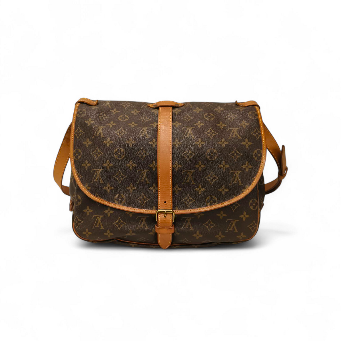 LOUIS VUITTON Shoulder Bag Monogram M42254 Brown AR0954 *Stain* Rank B