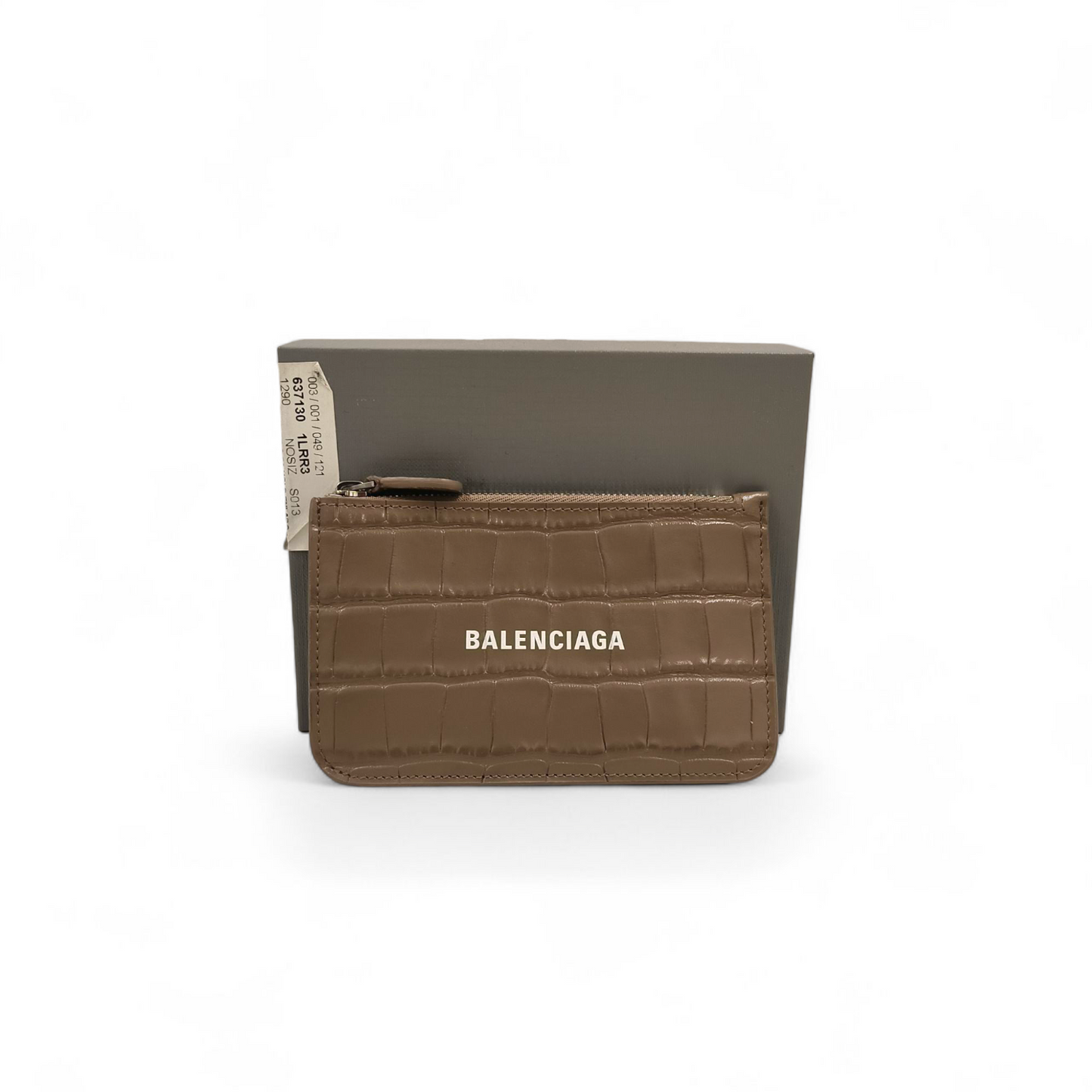 BALENCIAGA Wallet 637130 Beige Rank A