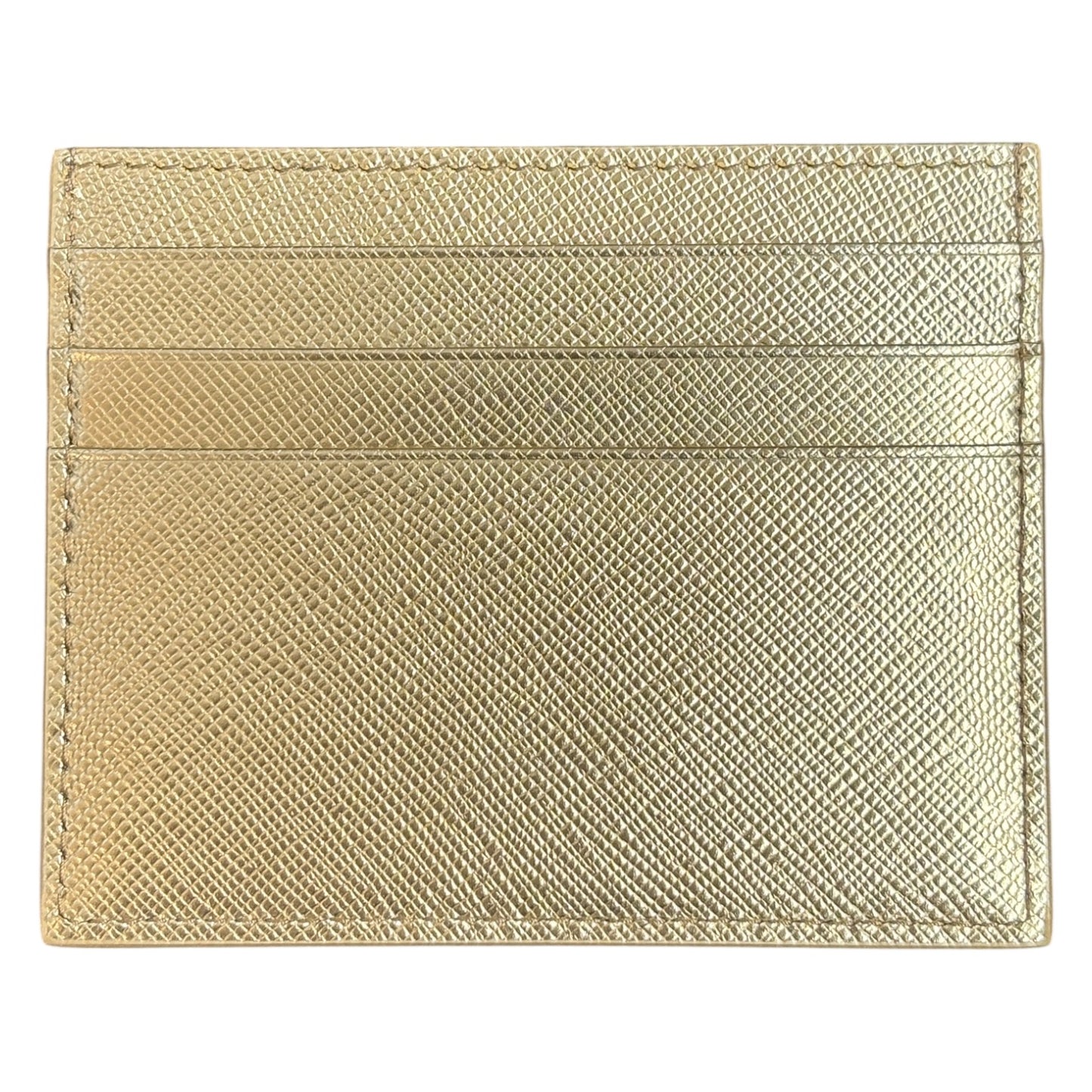 PRADA Card Case 1MC028 Gold