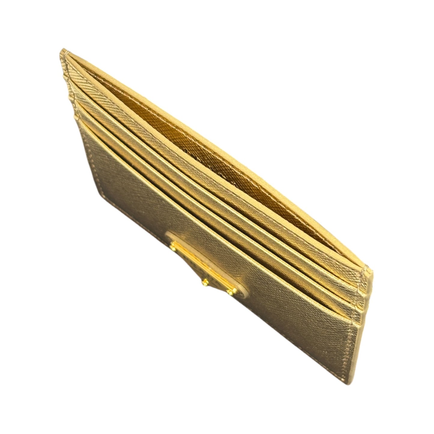 PRADA Card Case 1MC028 Gold