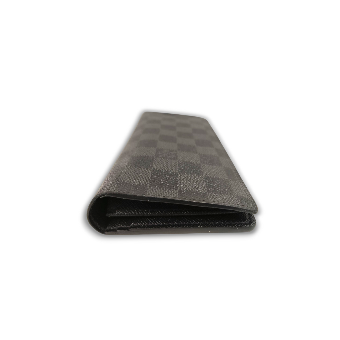 LOUIS VUITTON Long Wallet DAMIER N62665 Black TR0193 Rank B