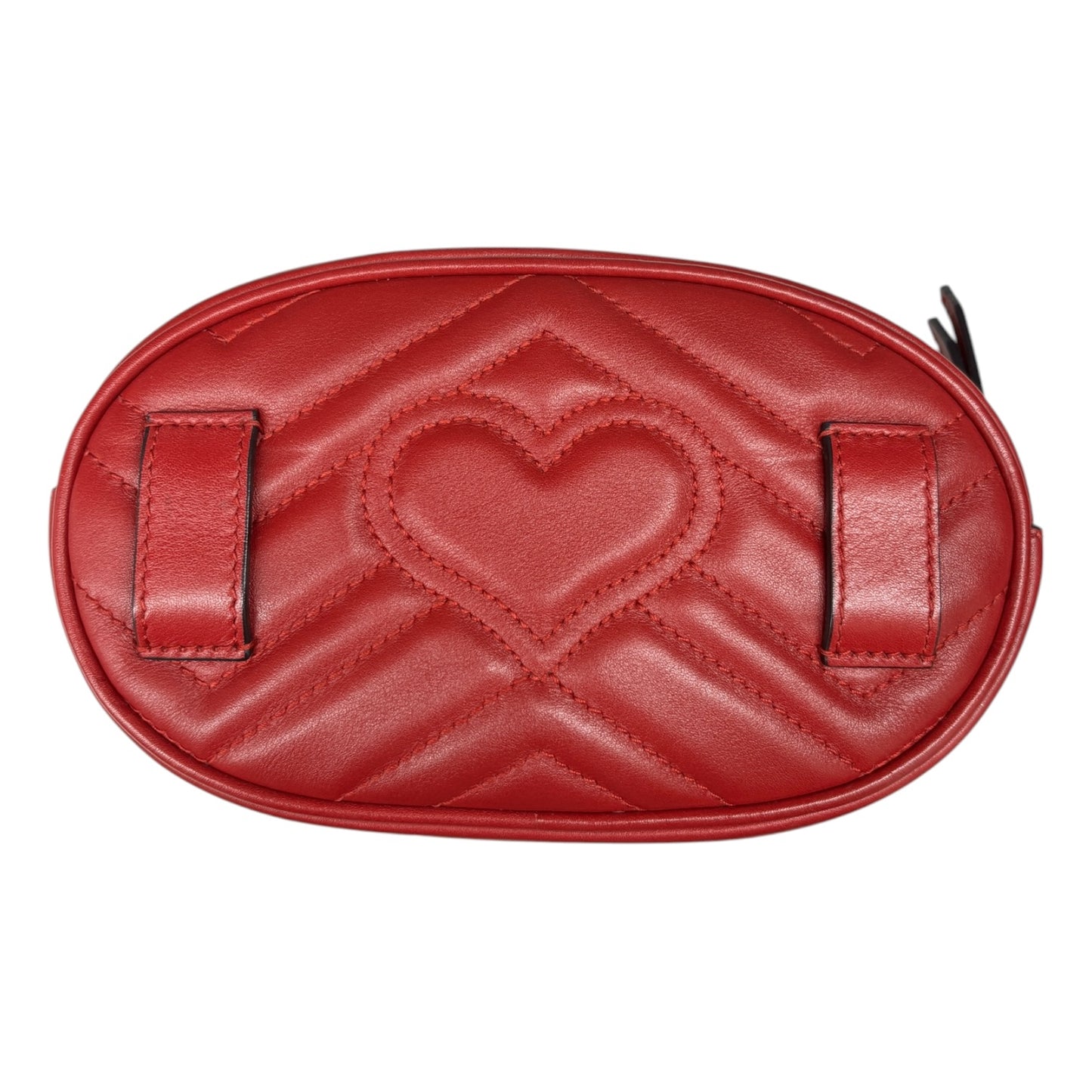GUCCI Waist Bag GG Marmont 476434 Rank (A) Red