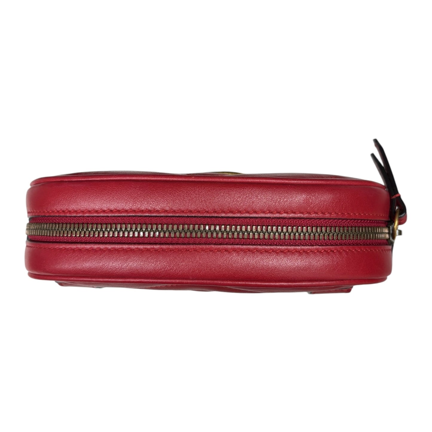 GUCCI Waist Bag GG Marmont 476434 Rank (A) Red