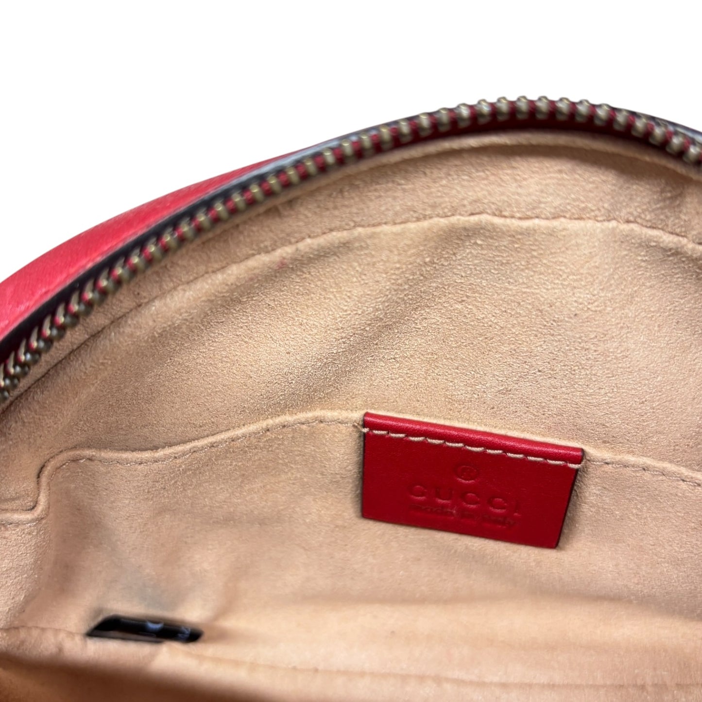 GUCCI Waist Bag GG Marmont 476434 Rank (A) Red
