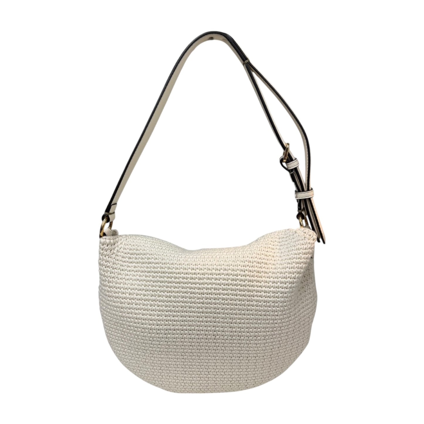 FENDI Handbag Crochet 8BR790 White Rank (A)