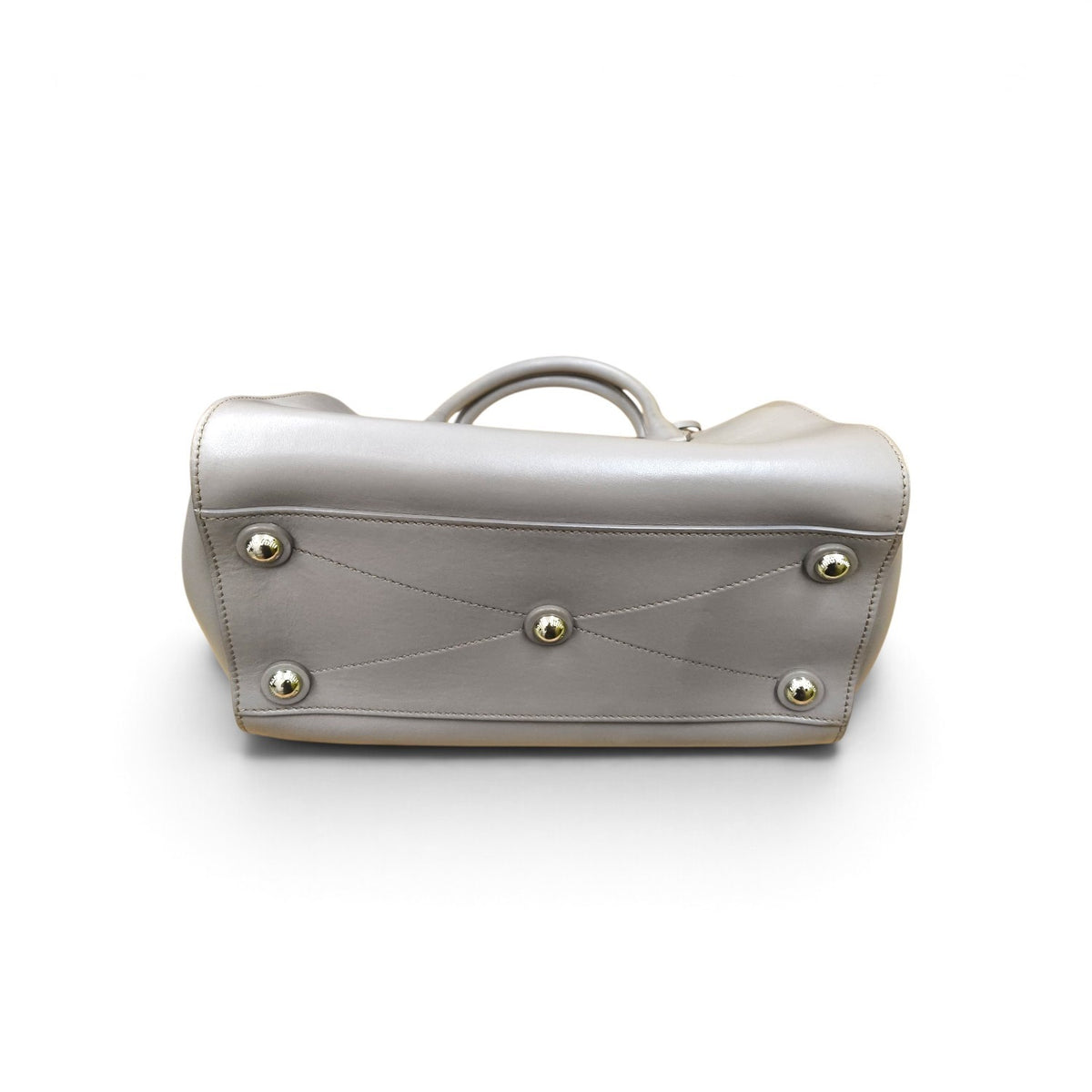 MIU MIU 2WAY Bag 5BB003 Gray *Scratch/Damage* 53 Rank B