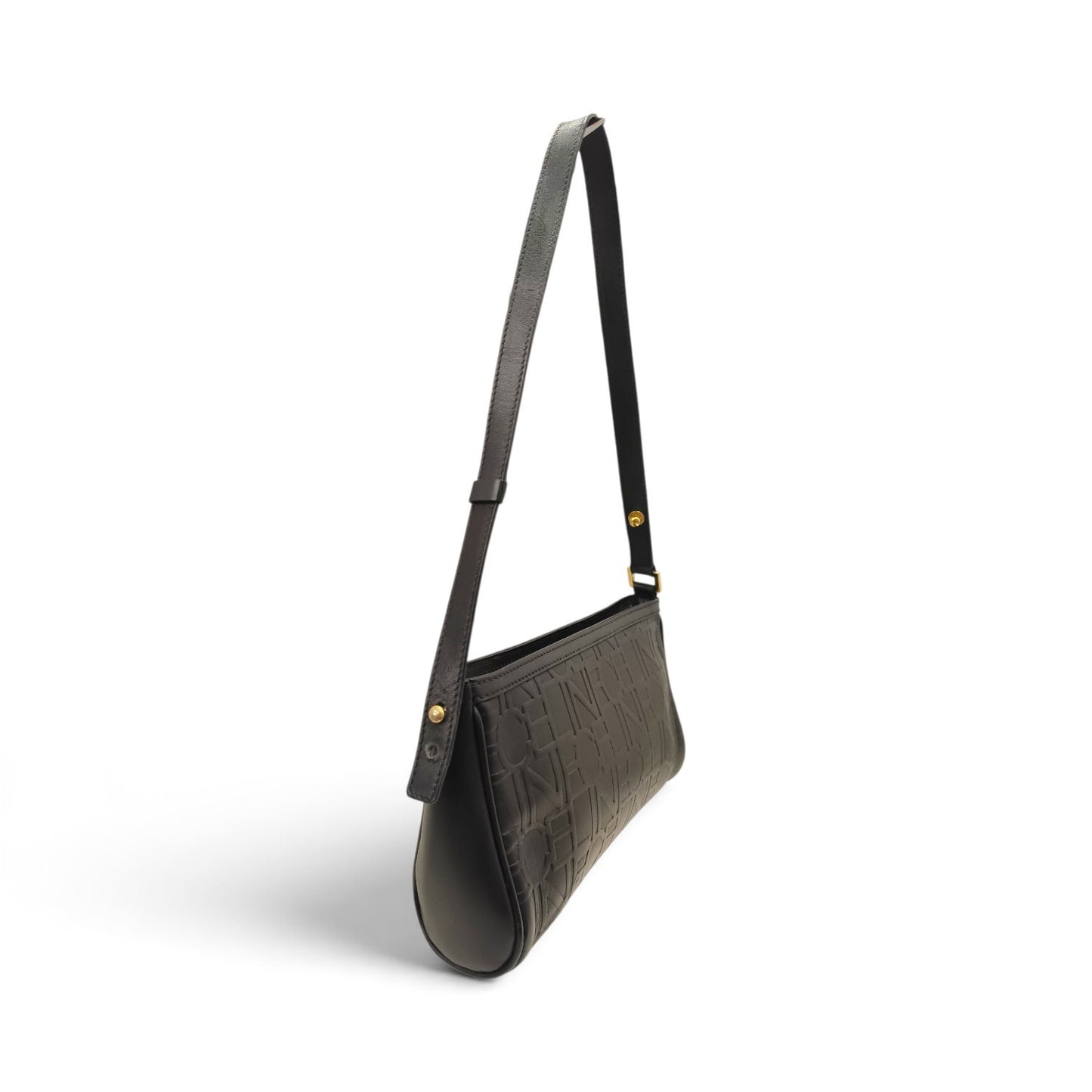 CELINE Handbag Black CE00/12 *Stain* Rank B