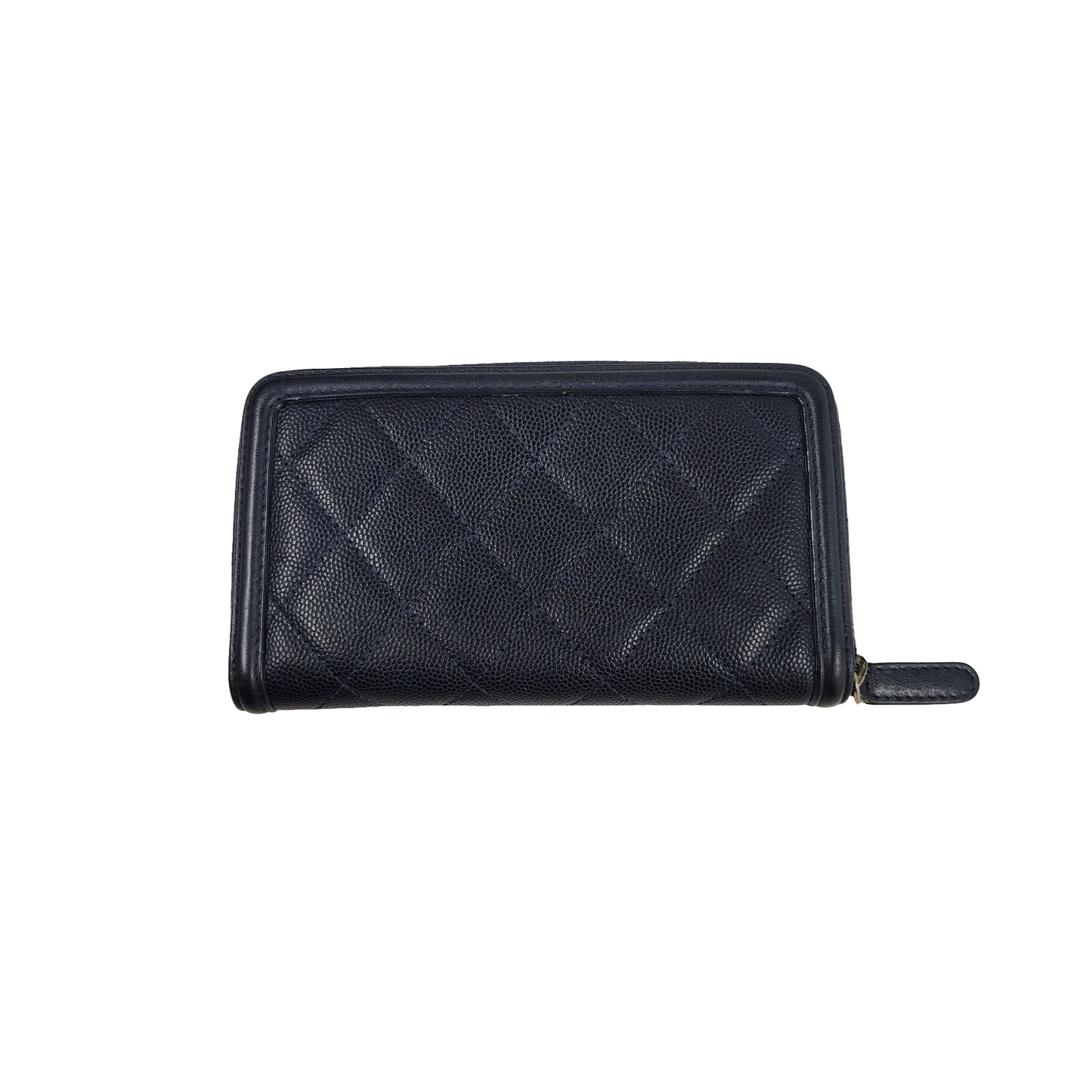 CHANEL Wallet CC FILIGREE Navy 25569149 Rank B