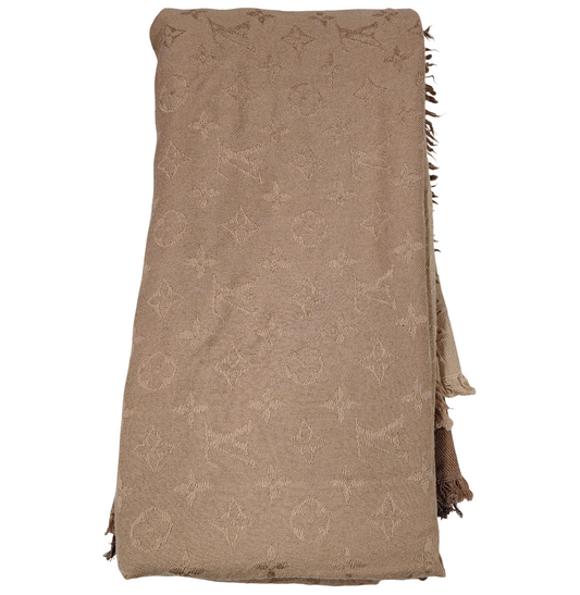 LOUIS VUITTON Shawi Beige M74013 Rank C