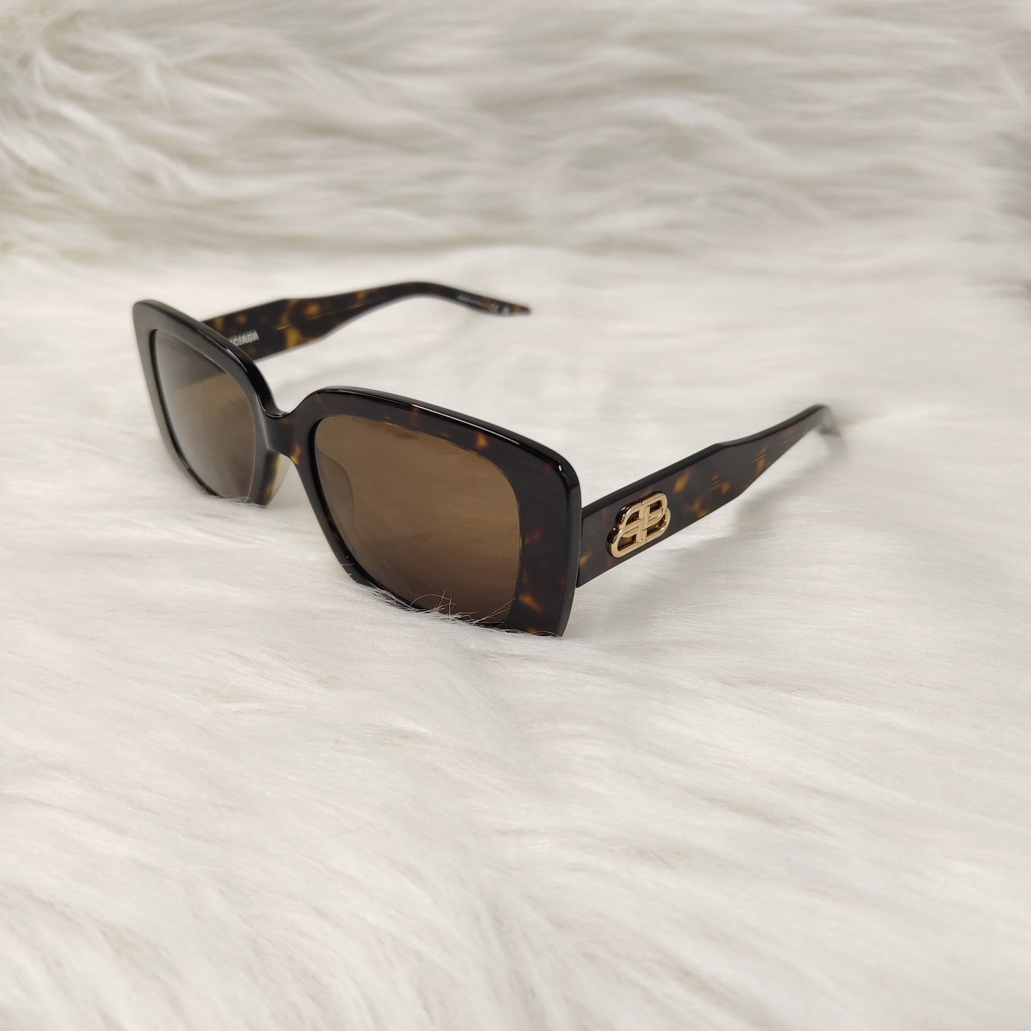 BALENCIAGA sunglasses BB0048S Brown Rank B