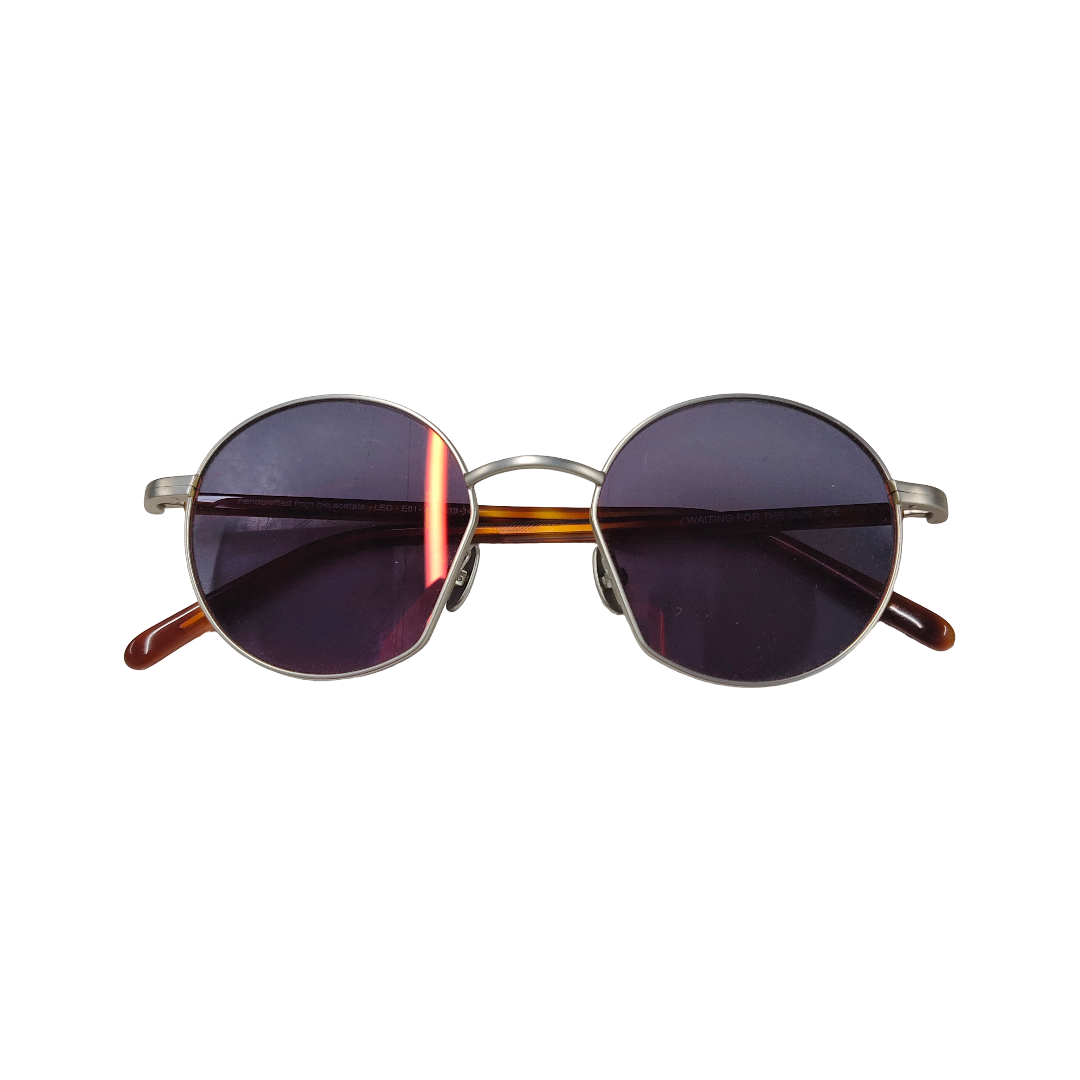 Sunglasses WAITING FOR THE SUN ( LE0-E81 )  Brown Scratch Rank B