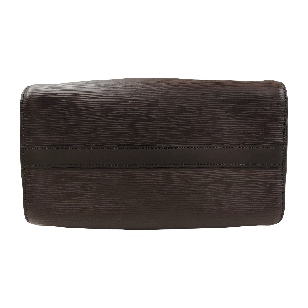 LOUIS VUITTON HandBag Speedy 25 EPI Brown SP1023 ( With Key ) Rank B