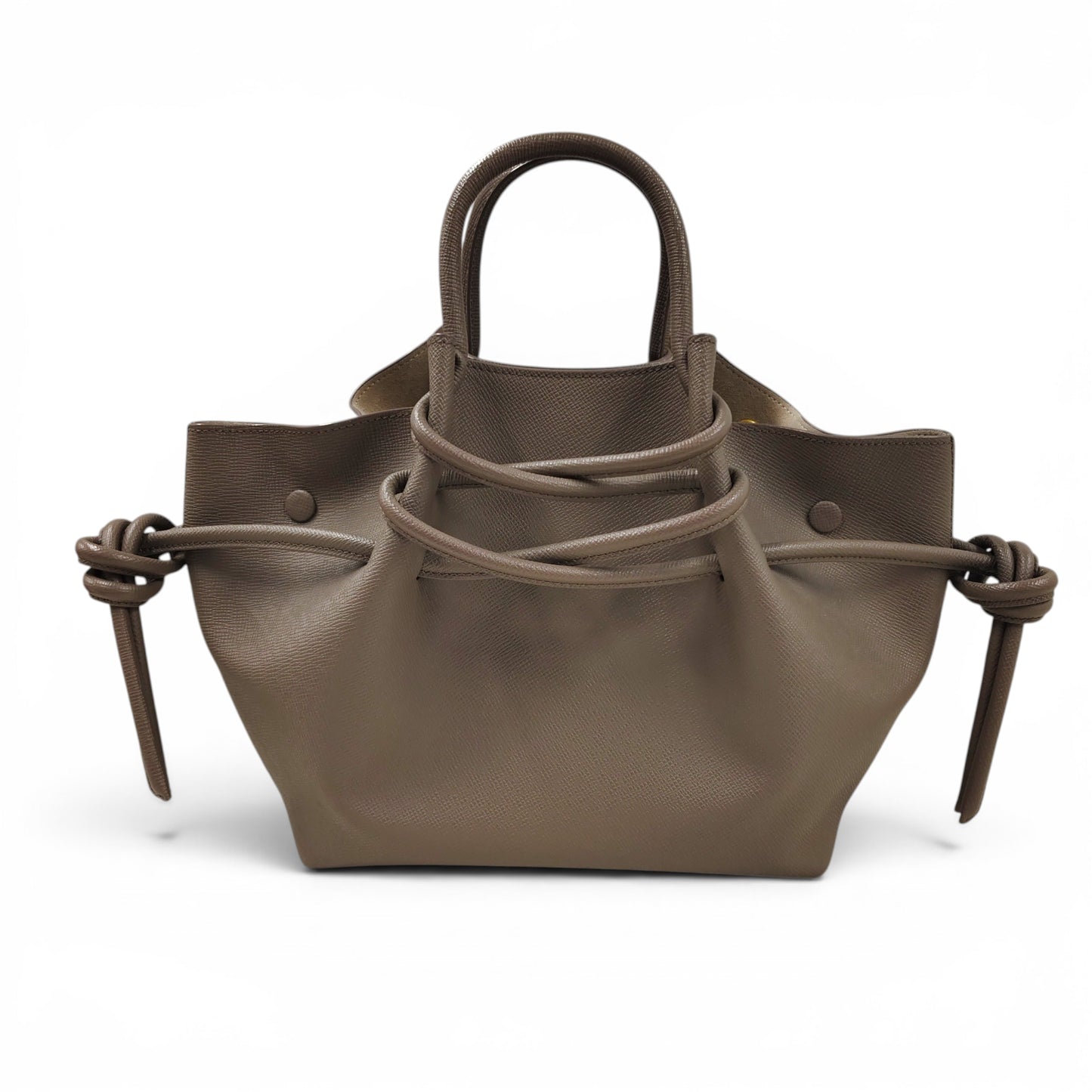 FUNDAO 2Way Bag AVA Grained Calfskin G 2510001 Cocoa Rank A