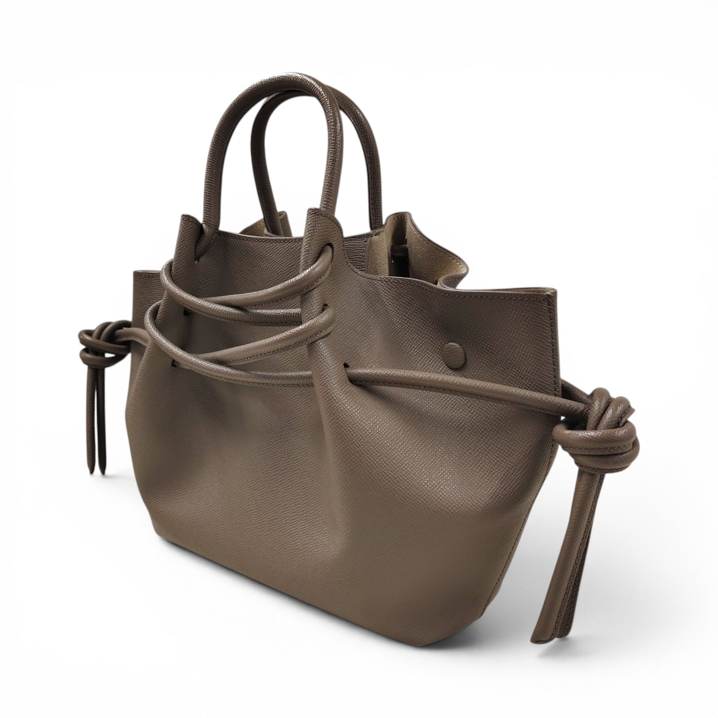FUNDAO 2Way Bag AVA Grained Calfskin G 2510001 Cocoa Rank A