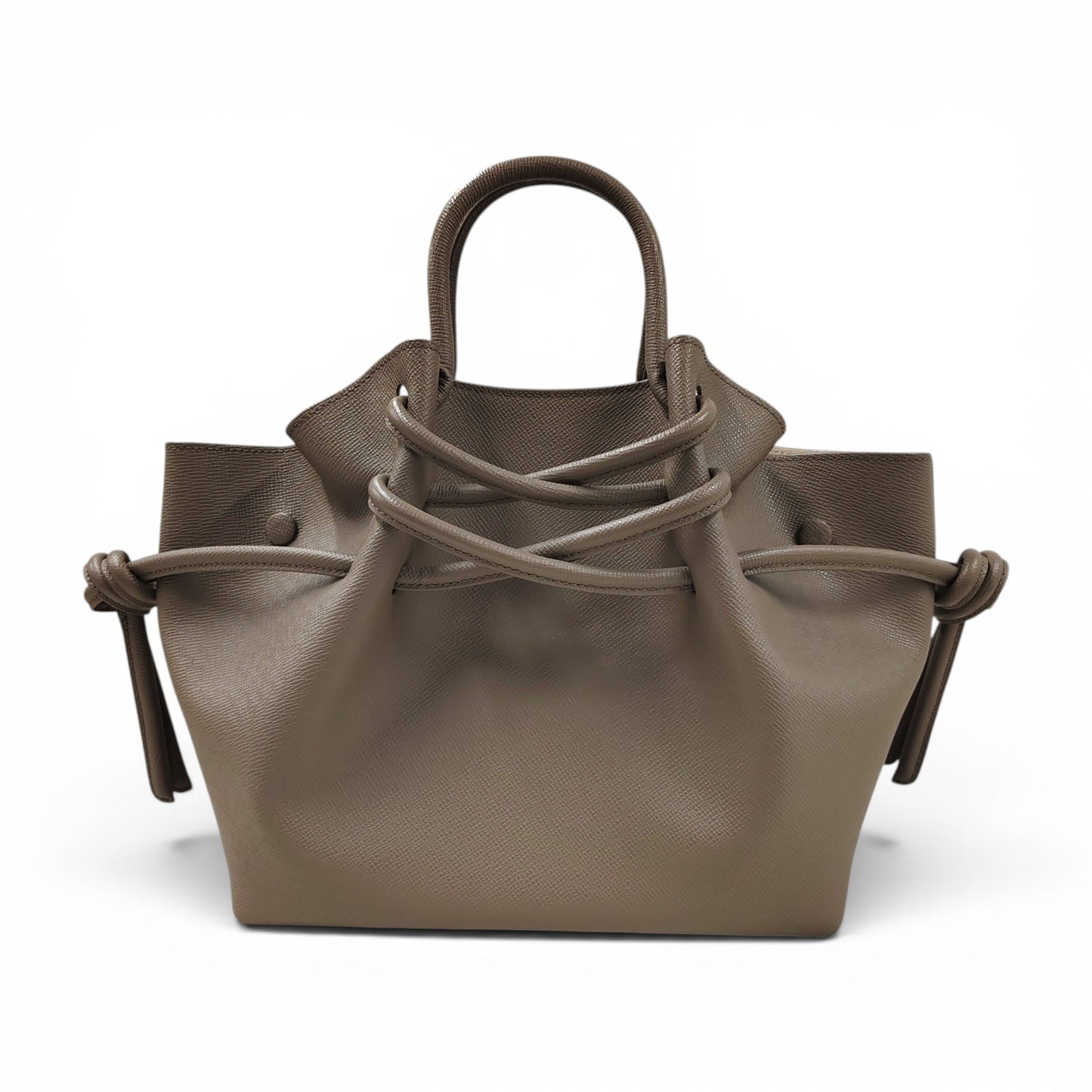 FUNDAO 2Way Bag AVA Grained Calfskin G 2510001 Cocoa Rank A