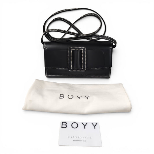 BOYY Shoulder Bag Black Rank AB