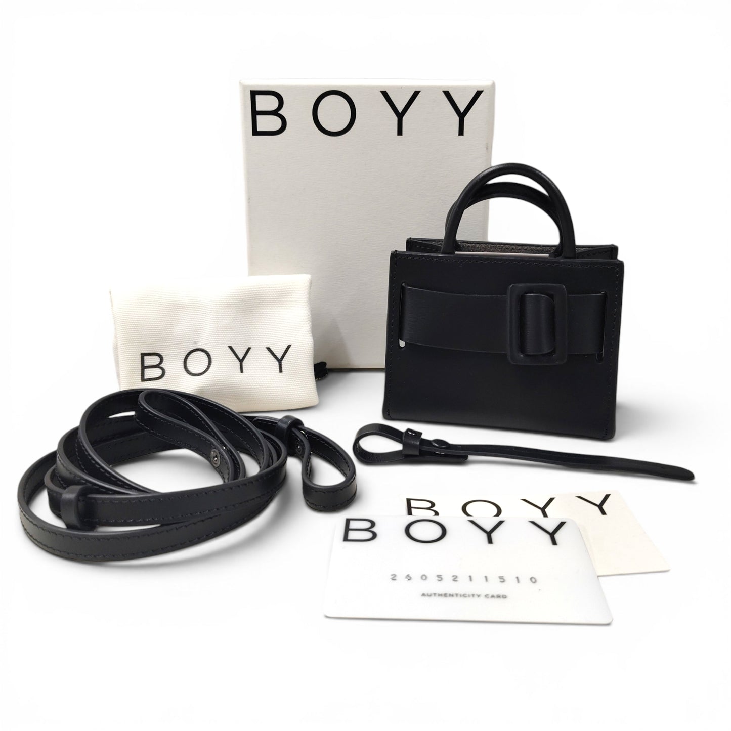 BOYY 2WAY Bag MINI Black 265211510 Rank A