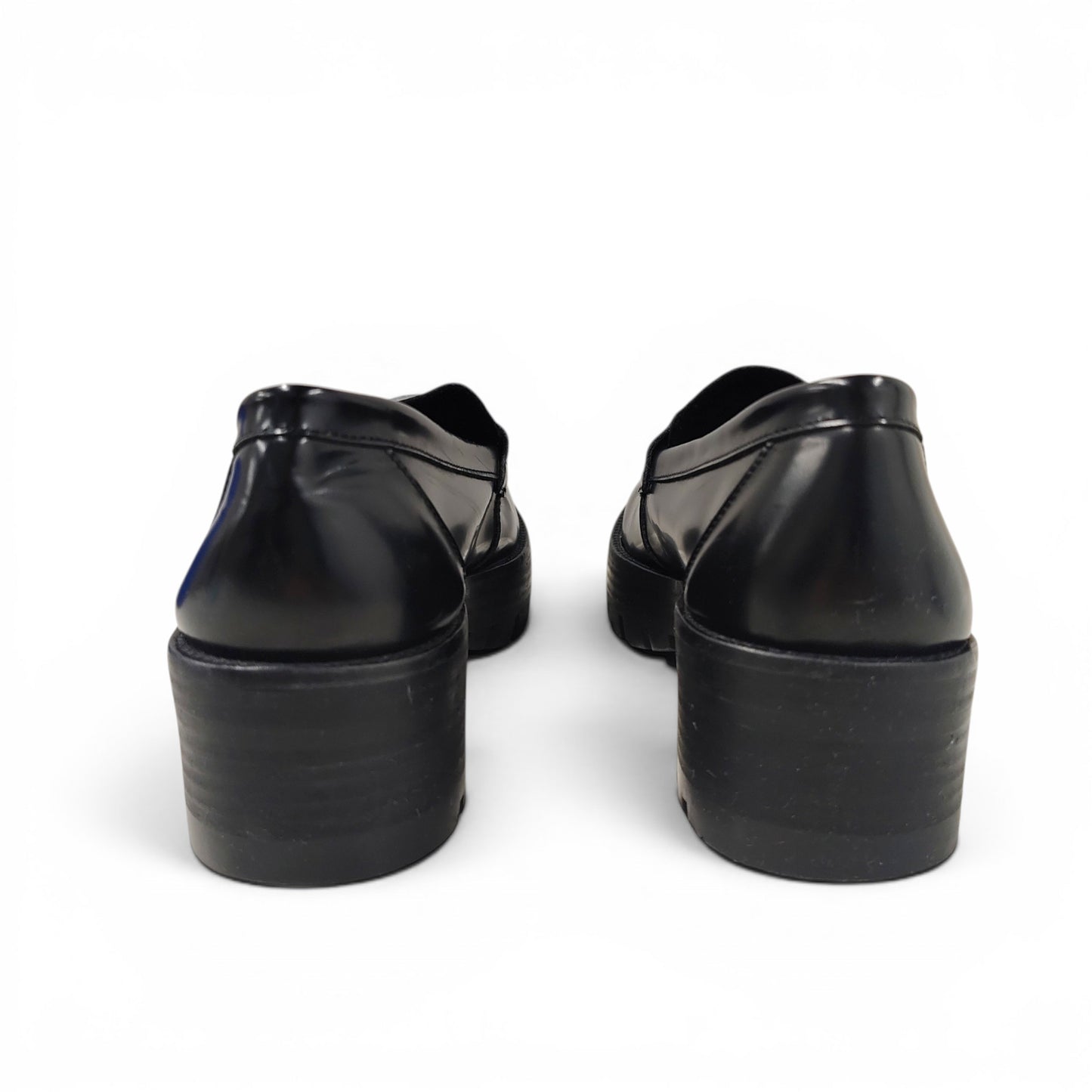 CHANEL Loafers Size 39 Men Black G455156 Rank B