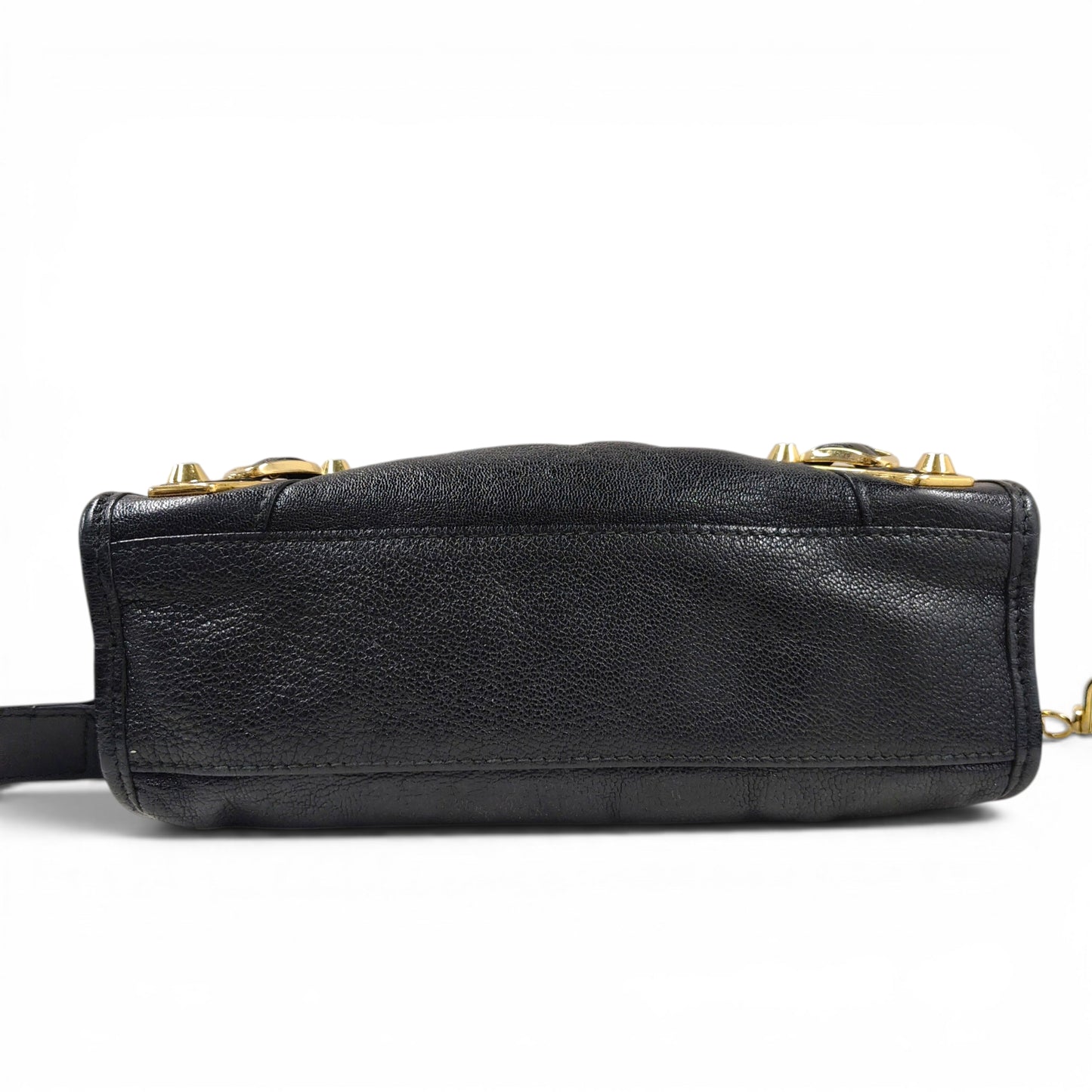 BALENCIAGA 2WAY Bag 390160. 1000. B. 528147 Black *Stain* Rank AB