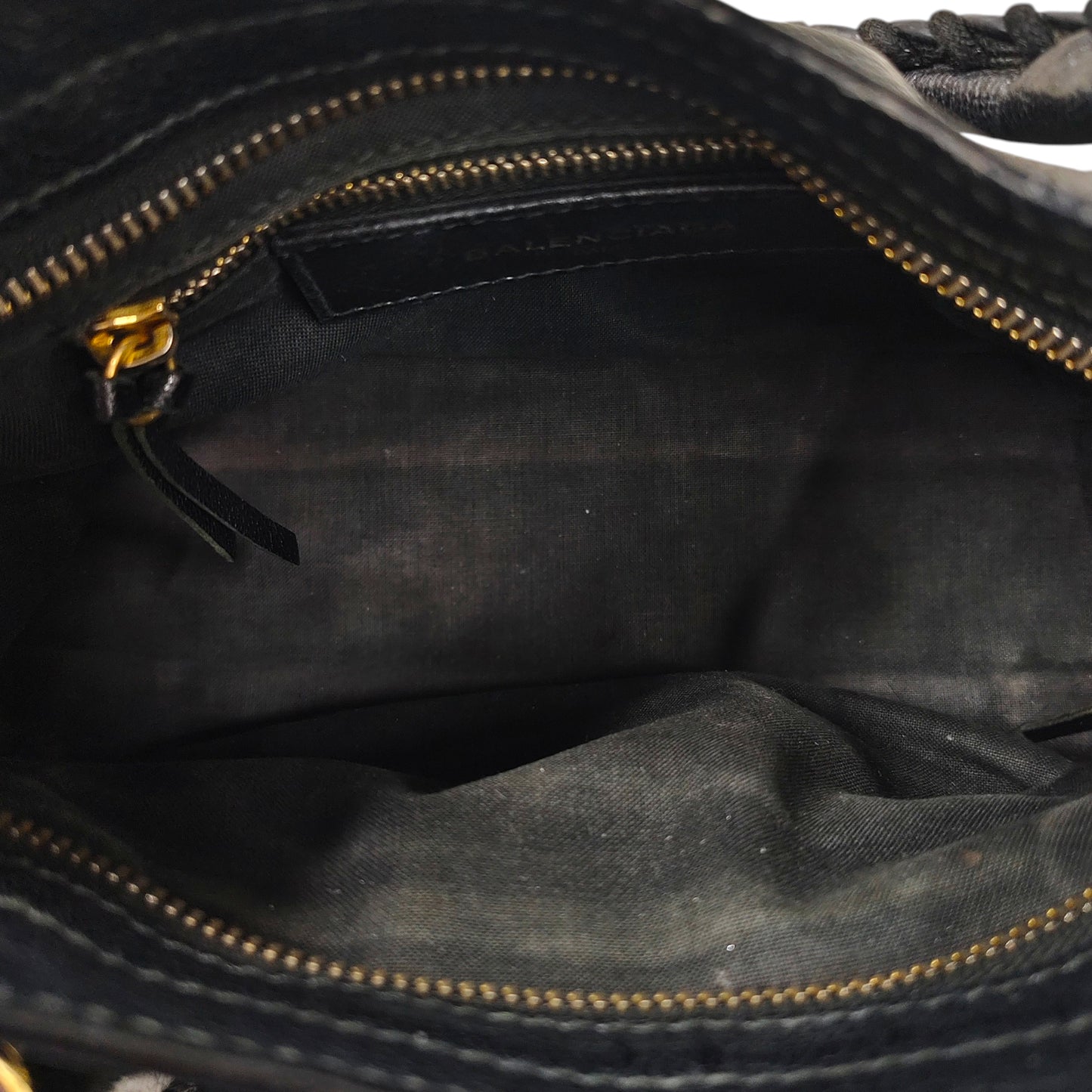 BALENCIAGA 2WAY Bag 390160. 1000. B. 528147 Black *Stain* Rank AB