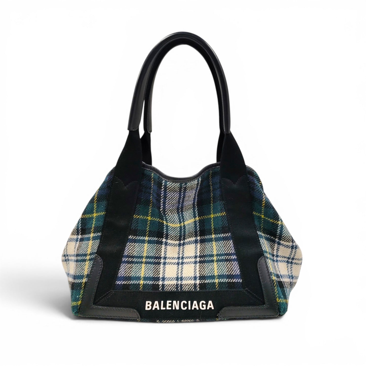 BALENCIAGA Tote Bag Green Damage 339933. 3260. Y. 002123 *Without Pouch* Rank B