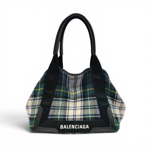 BALENCIAGA Tote Bag Green Damage 339933. 3260. Y. 002123 *Without Pouch* Rank B