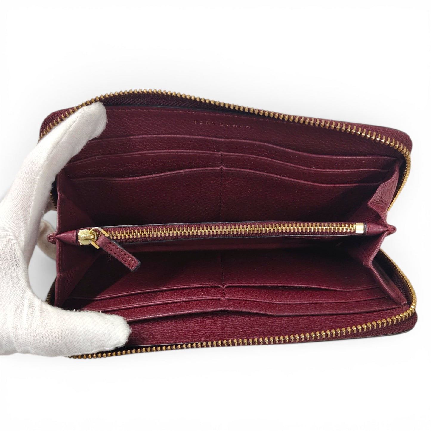 TORY BURCH Long Wallet Burgundy 10006102 Rank B