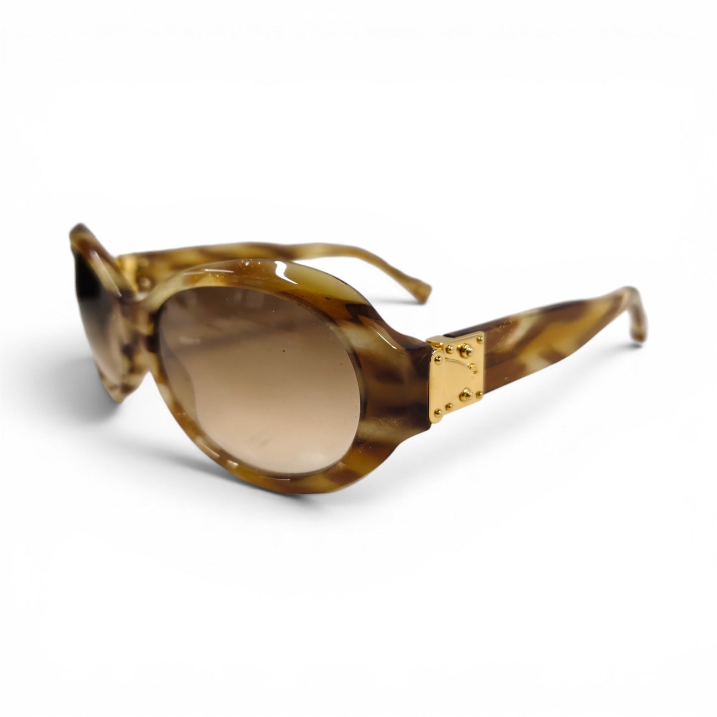LOUIS VUITTON Sunglasses Z0148W Brown Rank B