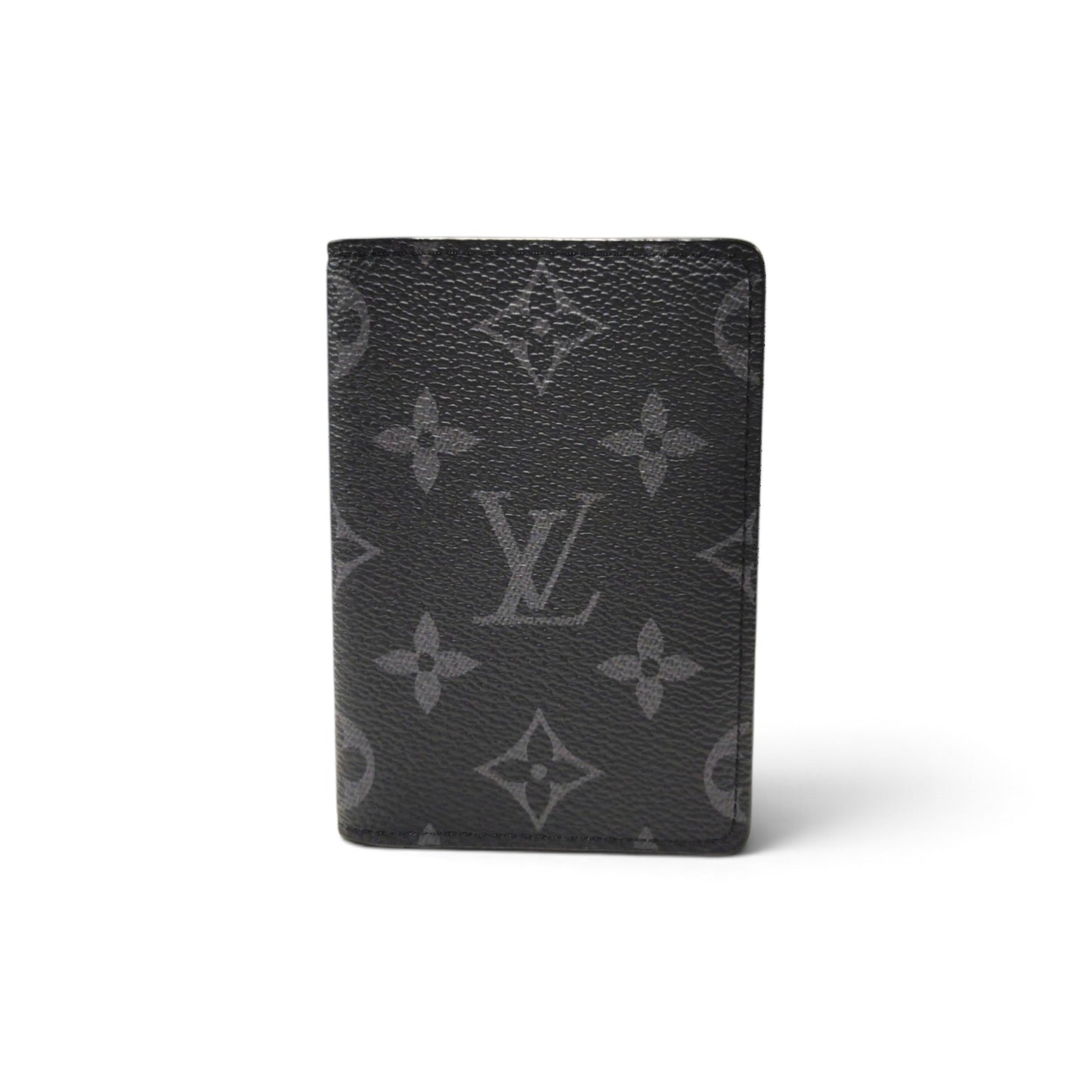 LOUIS VUITTON Card Case Monogram Black *NFC* Rank A