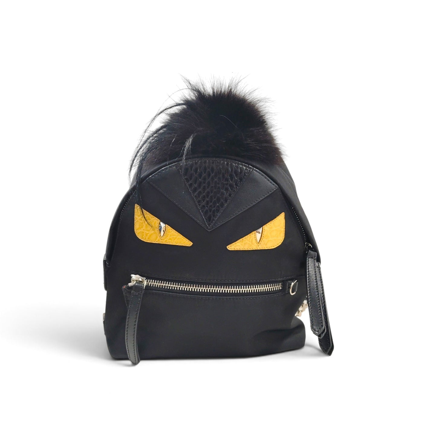 FENDI Rucksack 8BZ038-88Z Black Rank B