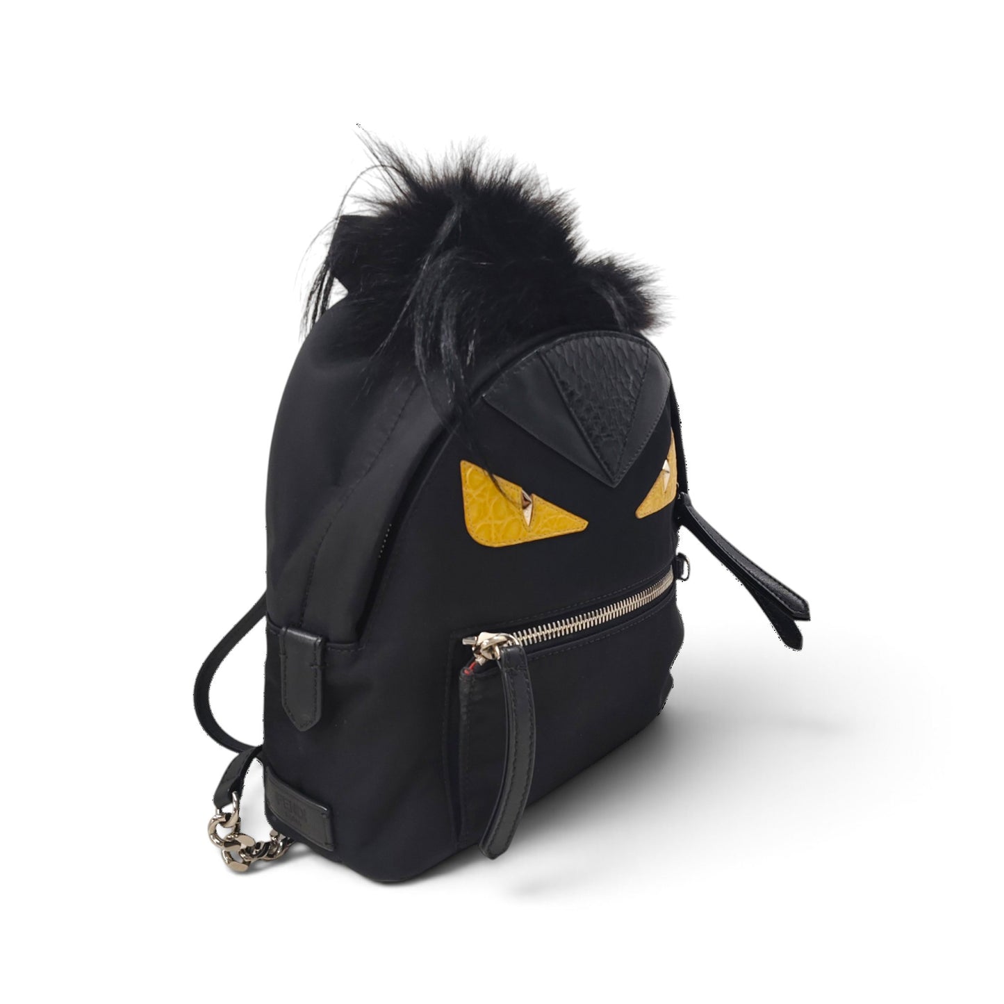 FENDI Rucksack 8BZ038-88Z Black Rank B