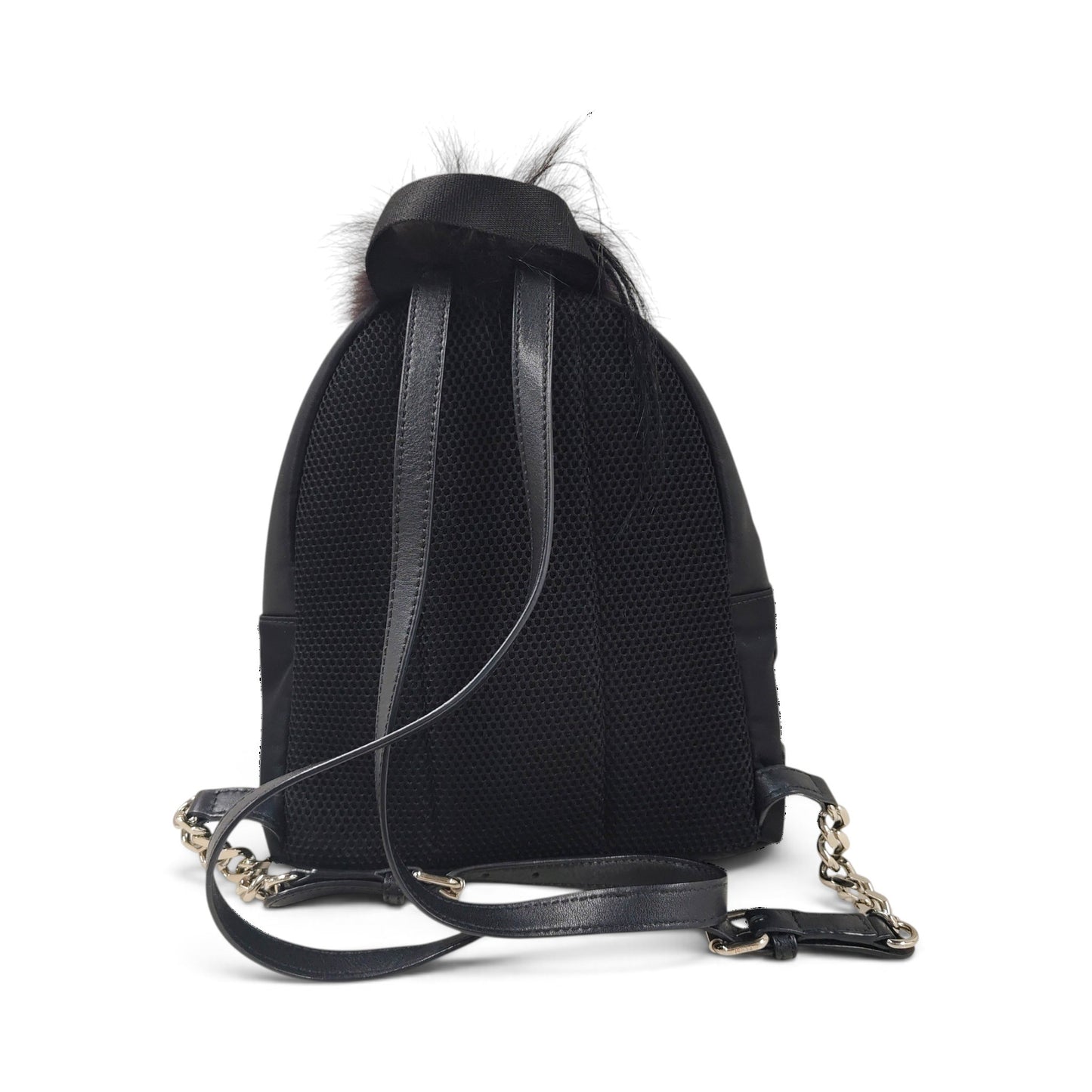 FENDI Rucksack 8BZ038-88Z Black Rank B