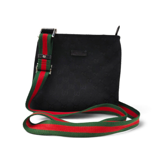 GUCCI Shoulder Bag 146309 527066 Black Rank B