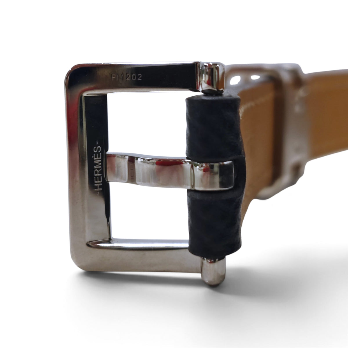 HERMES Belt Size 75 Black B UY 1 70 TM Rank B (POP H 15 Epsom)