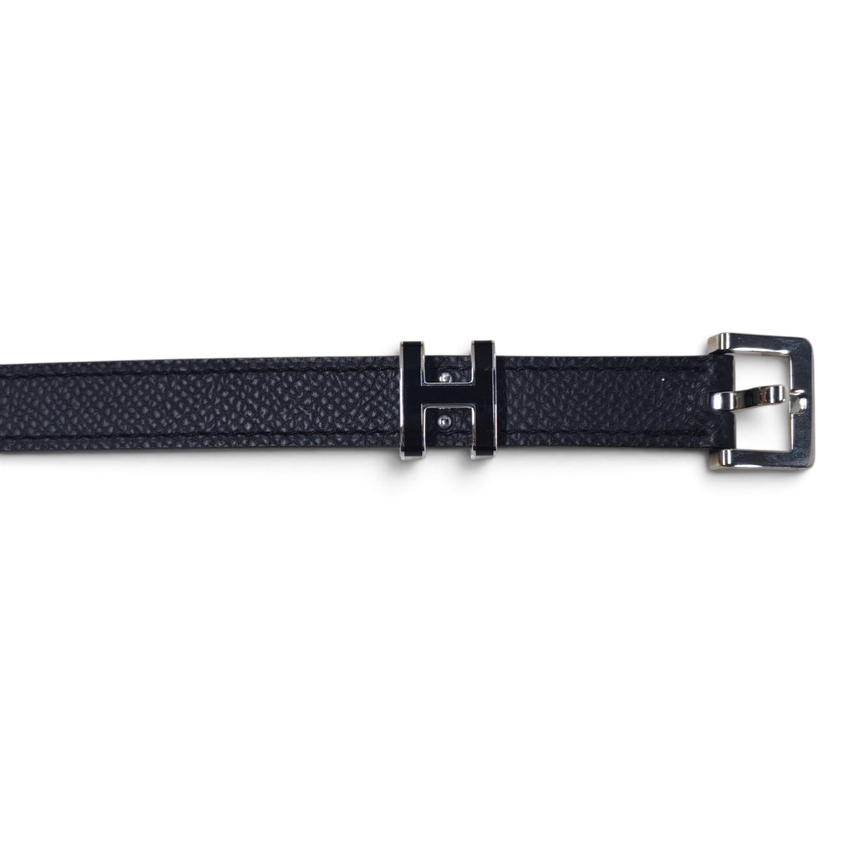 HERMES Belt Size 75 Black B UY 1 70 TM Rank B (POP H 15 Epsom)