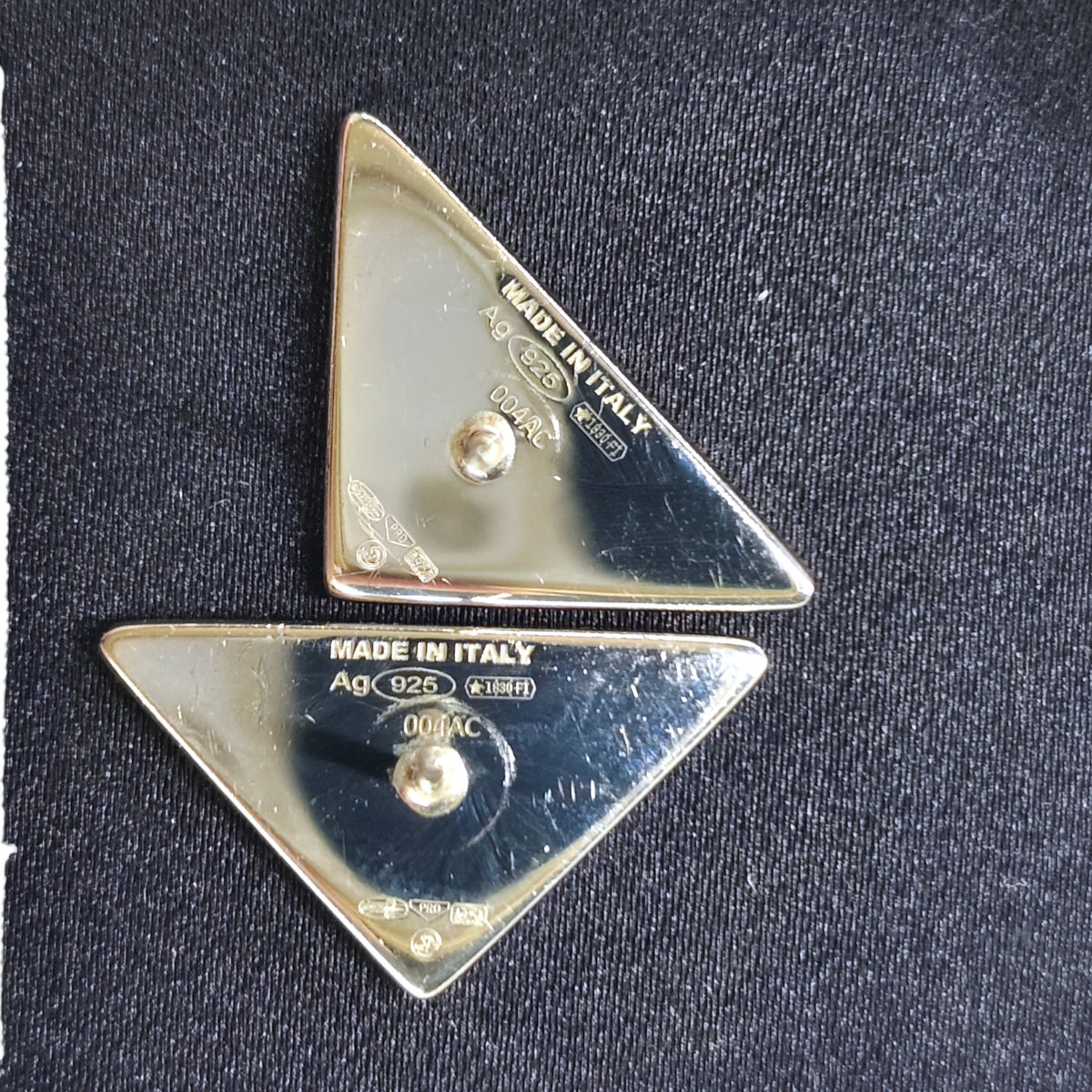 PRADA Earring Green 004AC 925 Rank B ( Symbole earrings )