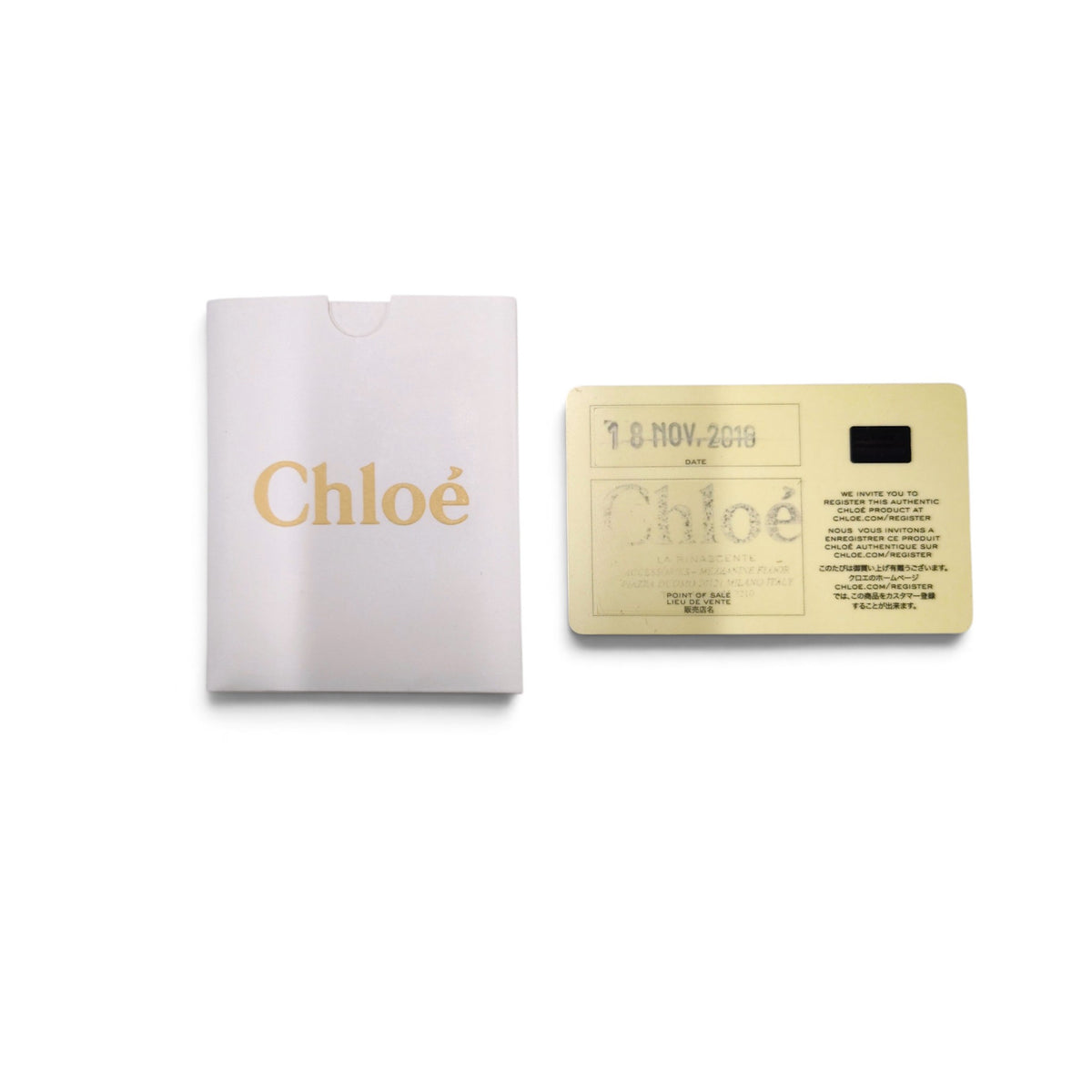 Chloe Shoulder Bag 01-17-50-65 Brown Rank B