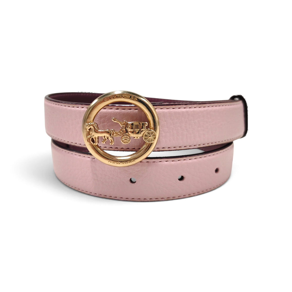 COACH Belt Size L Pink F78187 Rank AB