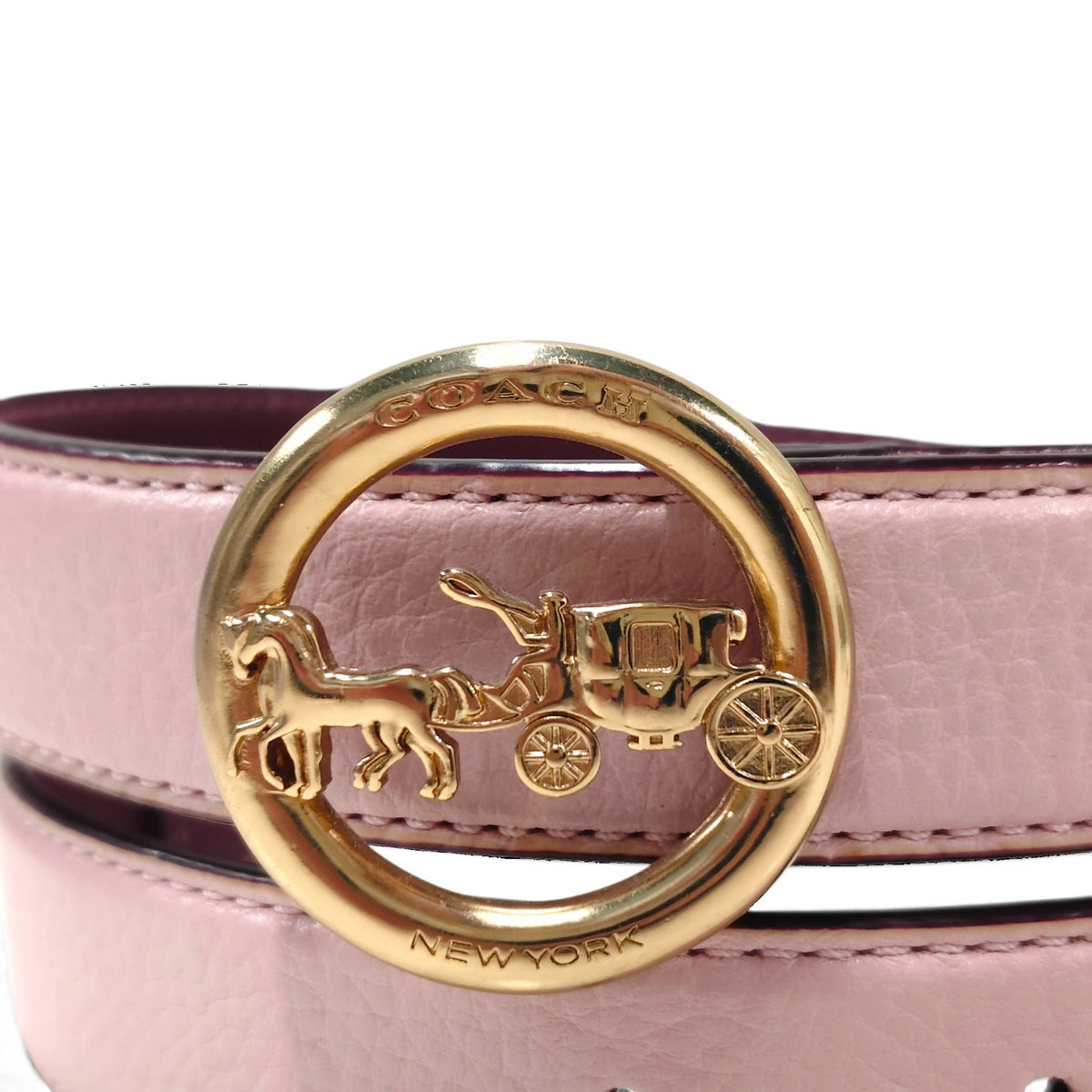 COACH Belt Size L Pink F78187 Rank AB