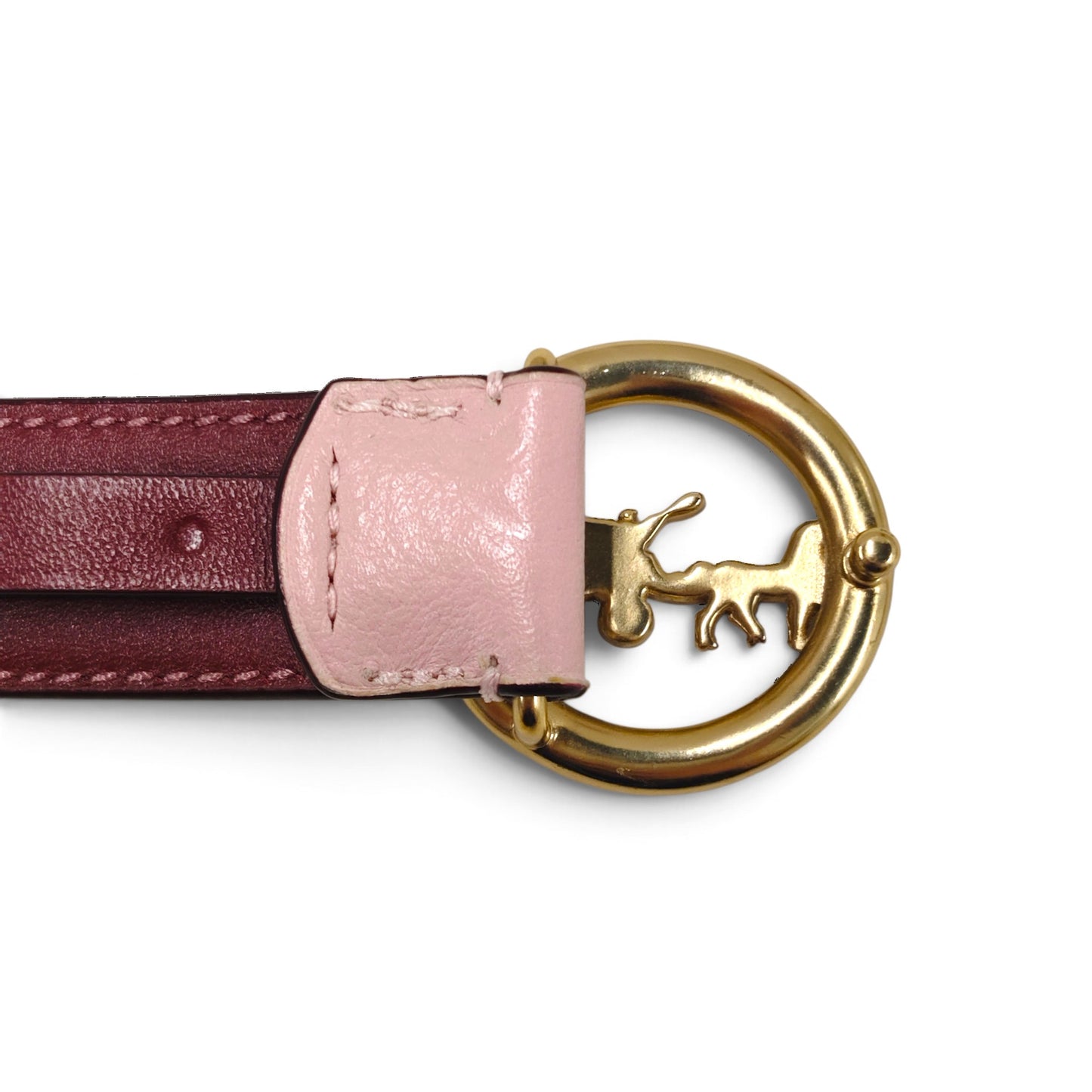 COACH Belt Size L Pink F78187 Rank AB