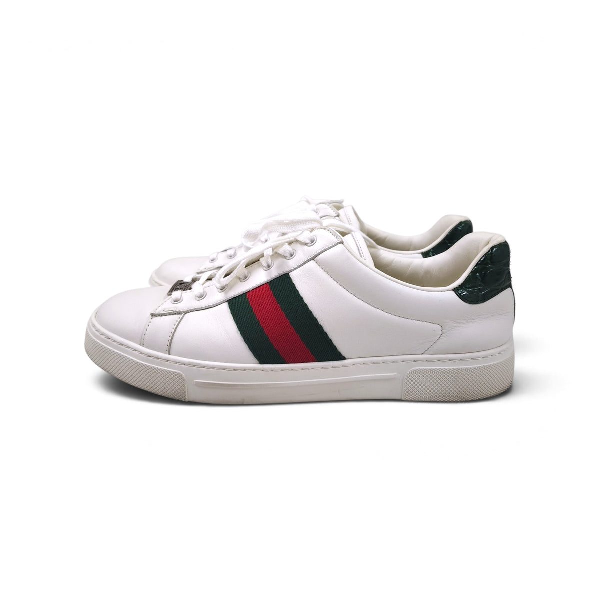 GUCCI Sneaker Size 39 757943 Unisex White Rank (B) Stain