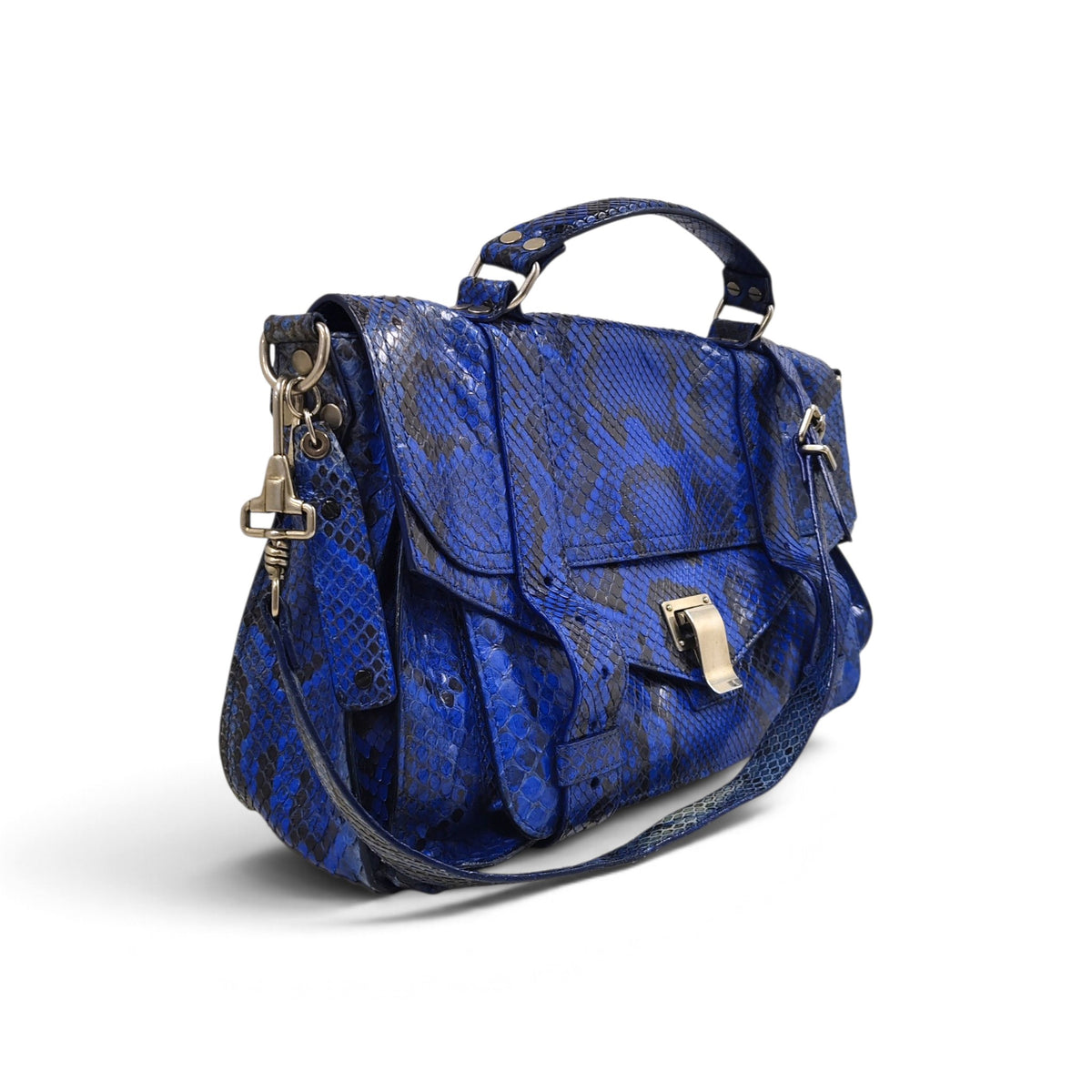 PROENZA SCHOULER 2WAY BAG 004 RANK(B)  NAVY BLACK STAIN