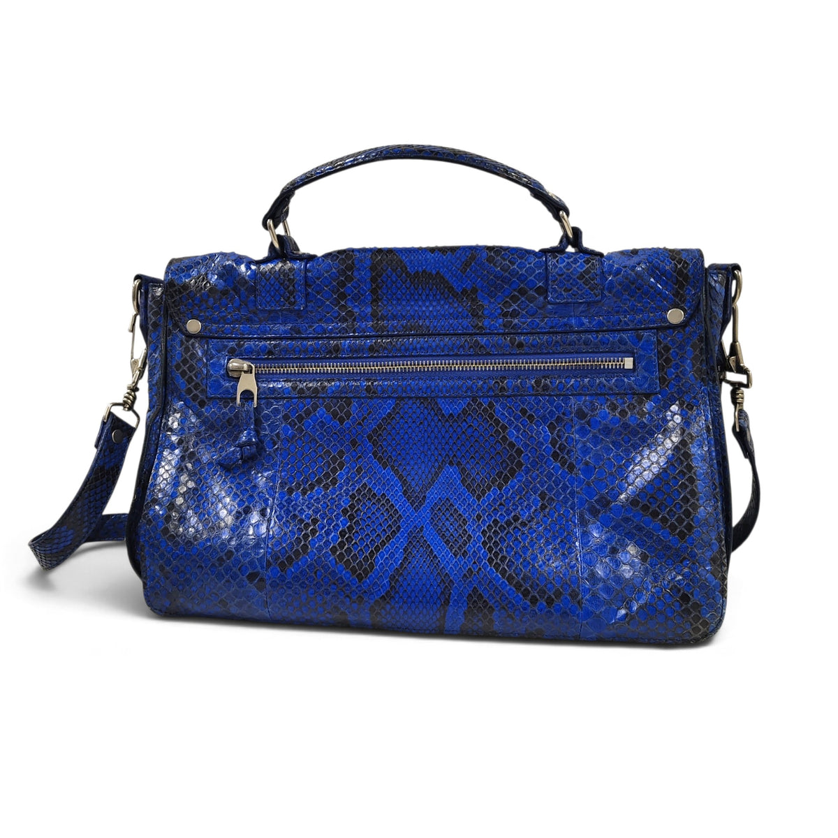 PROENZA SCHOULER 2WAY BAG 004 RANK(B)  NAVY BLACK STAIN